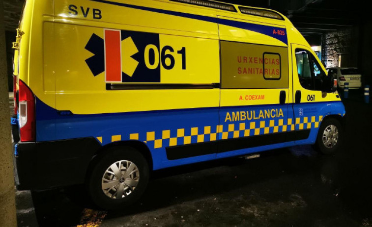 Fallece un hombre en una salida de vía en Santiago