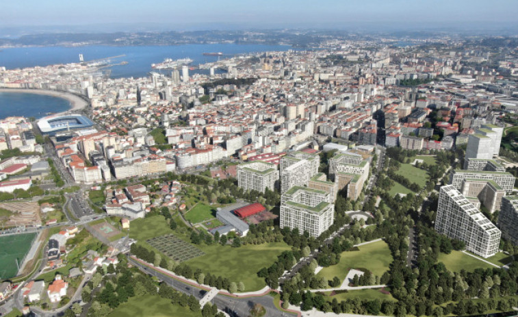 Arial lanza sus edificios en Visma, la urbanización más céntrica de A Coruña