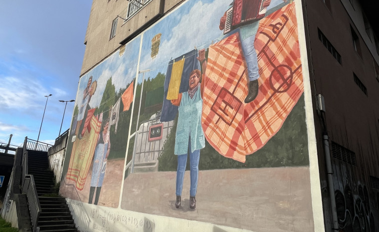 Supercomputación, cuántica y 'Mujeres con superpoderes', unidos en un nuevo mural en Santiago