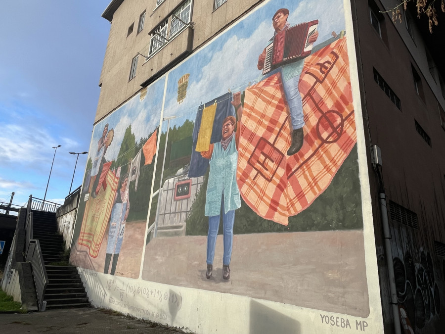 Supercomputación, cuántica y 'Mujeres con superpoderes', unidos en un nuevo mural en Santiago