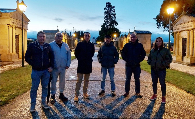 El Ayuntamiento de Santiago pone a punto del cementerio de Boisaca para el día de Todos los Santos