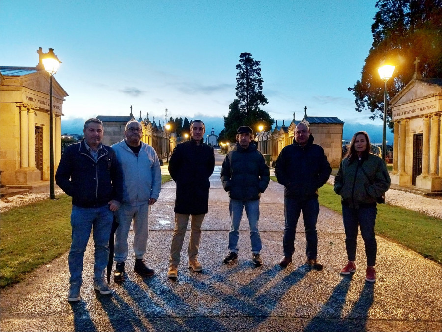 El Ayuntamiento de Santiago pone a punto del cementerio de Boisaca para el día de Todos los Santos