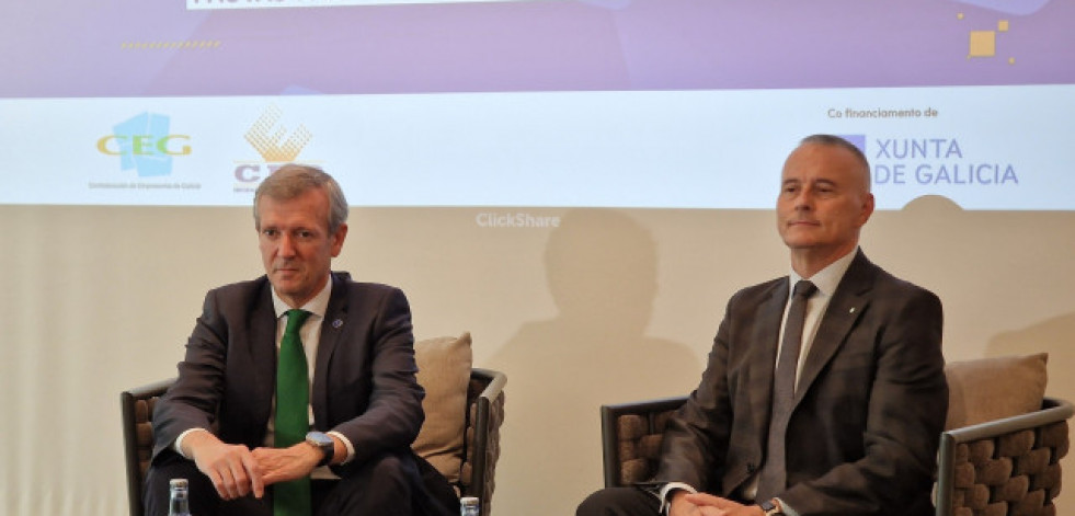 Rueda pide ayuda a los empresarios en su demanda del AVE con Portugal