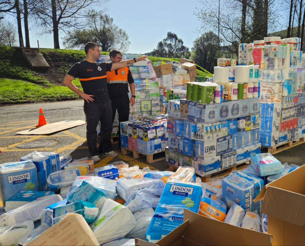 Han sido recogidas 35 toneladas de productos