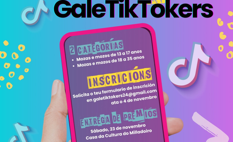 Hacer TikToks tiene premio | Comienza el concurso Galetiktokers del Concello de Ames