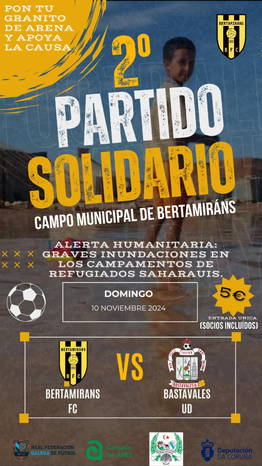 Cartel del partido