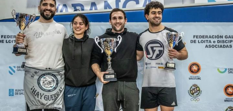 Compostela se corona en el campeonato gallego de lucha