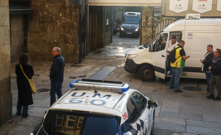 Matan al dueño de una carnicería de la plaza de Abastos de Santiago