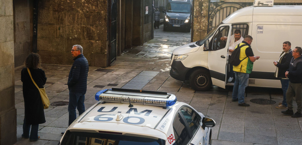 Matan al dueño de una carnicería de la plaza de Abastos de Santiago