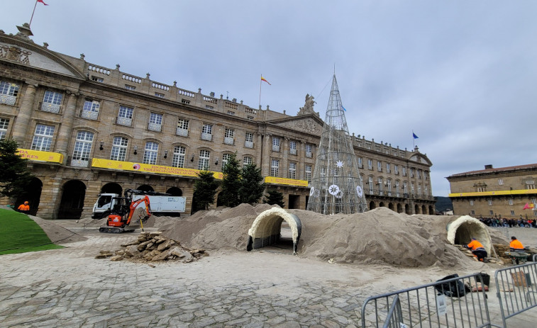 Todo (casi) listo en Santiago para celebrar la Navidad