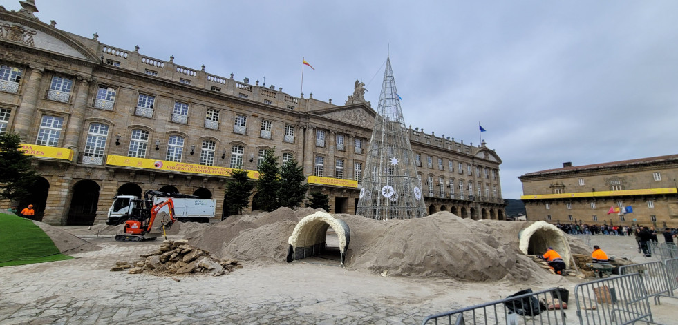 Todo (casi) listo en Santiago para celebrar la Navidad