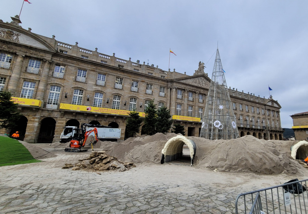 Todo (casi) listo en Santiago para celebrar la Navidad