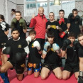 Foto de familia del evento de boxeo