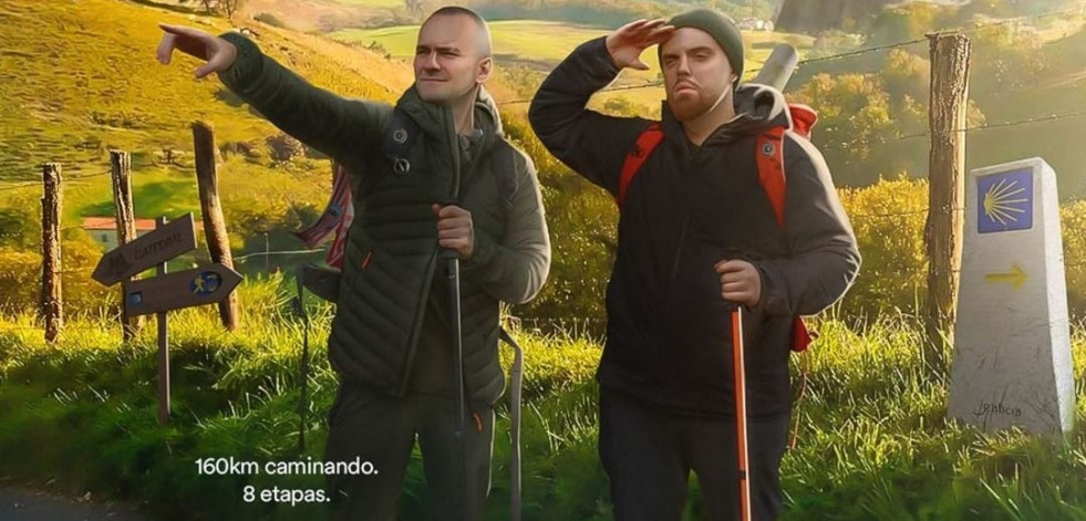 Ibai Llanos y el Xokas empiezan hoy el Camino de Santiago