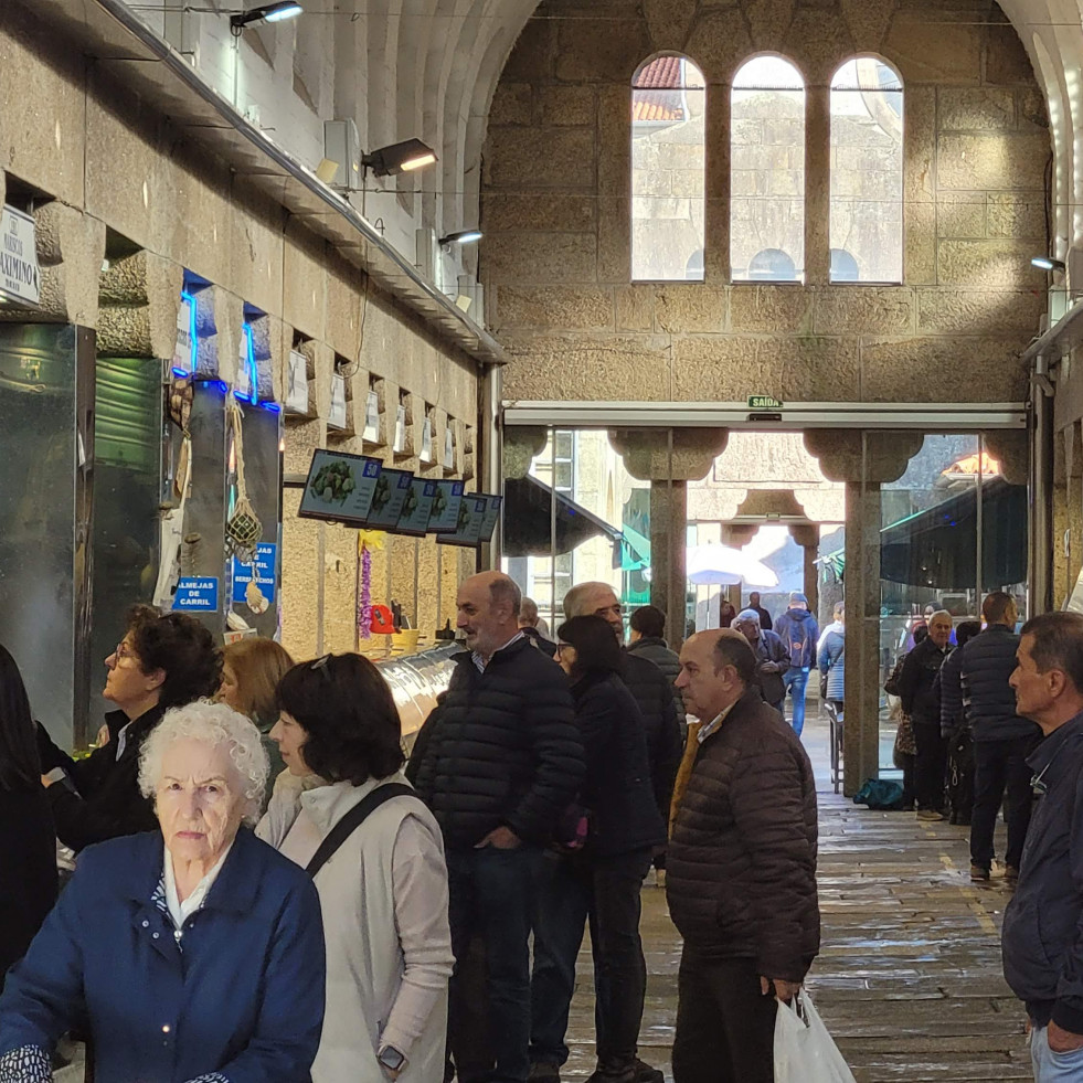 Mercado de Abastos de Santiago. Foto de Eladio Lois