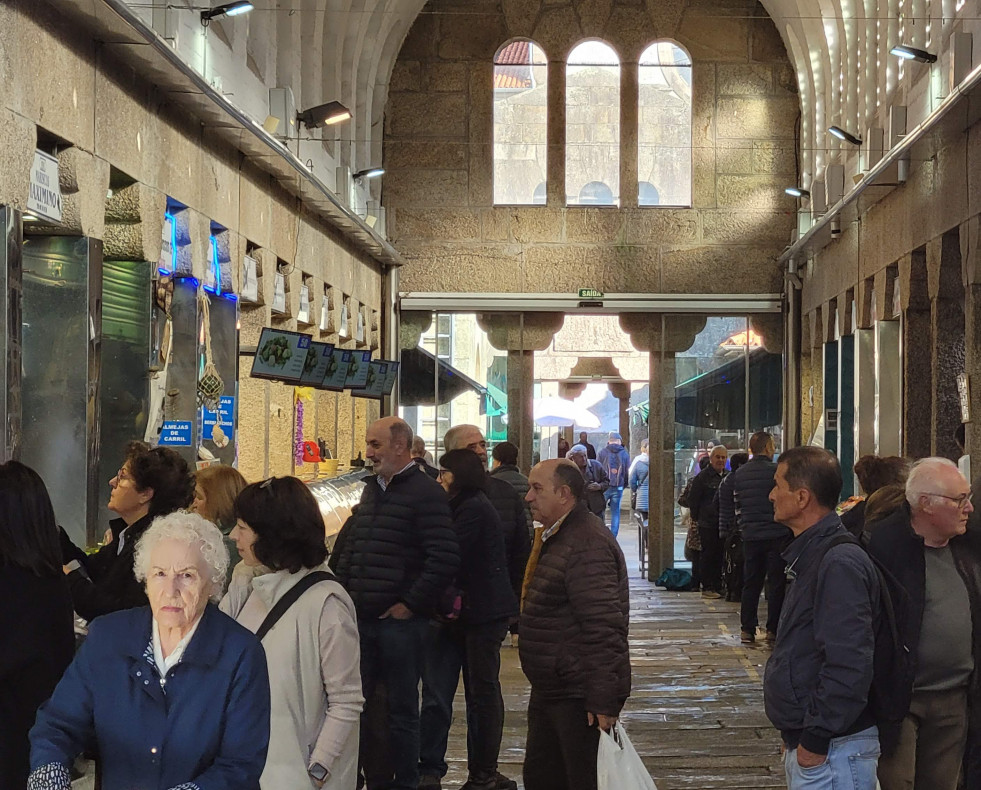 Mercado de Abastos de Santiago. Foto de Eladio Lois