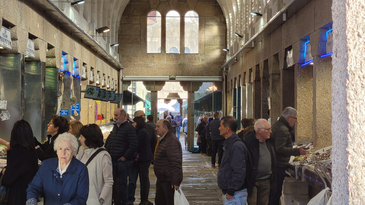 Mercado de Abastos de Santiago. Foto de Eladio Lois