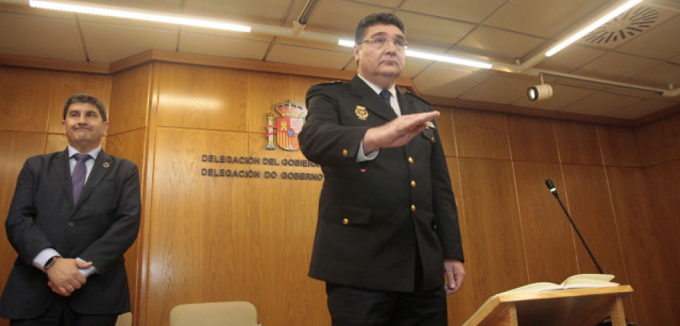 Subir as taxas de seguridade é o obxectivo do novo xefe superior de Policía de Galicia