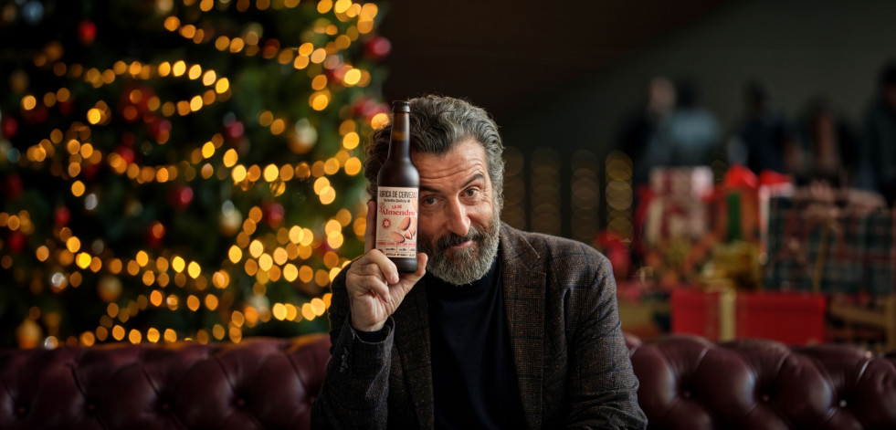 La nueva cerveza de Navidad de Estrella Galicia: de almendras y con Luis Zahera