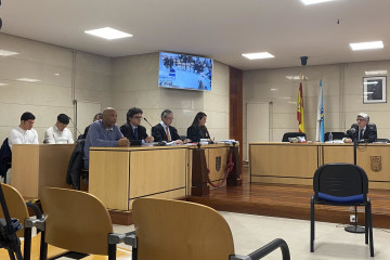 Imagen de archivo de un juicio en la Audiencia Provincial de A Coruña con sede en Santiago @ EP