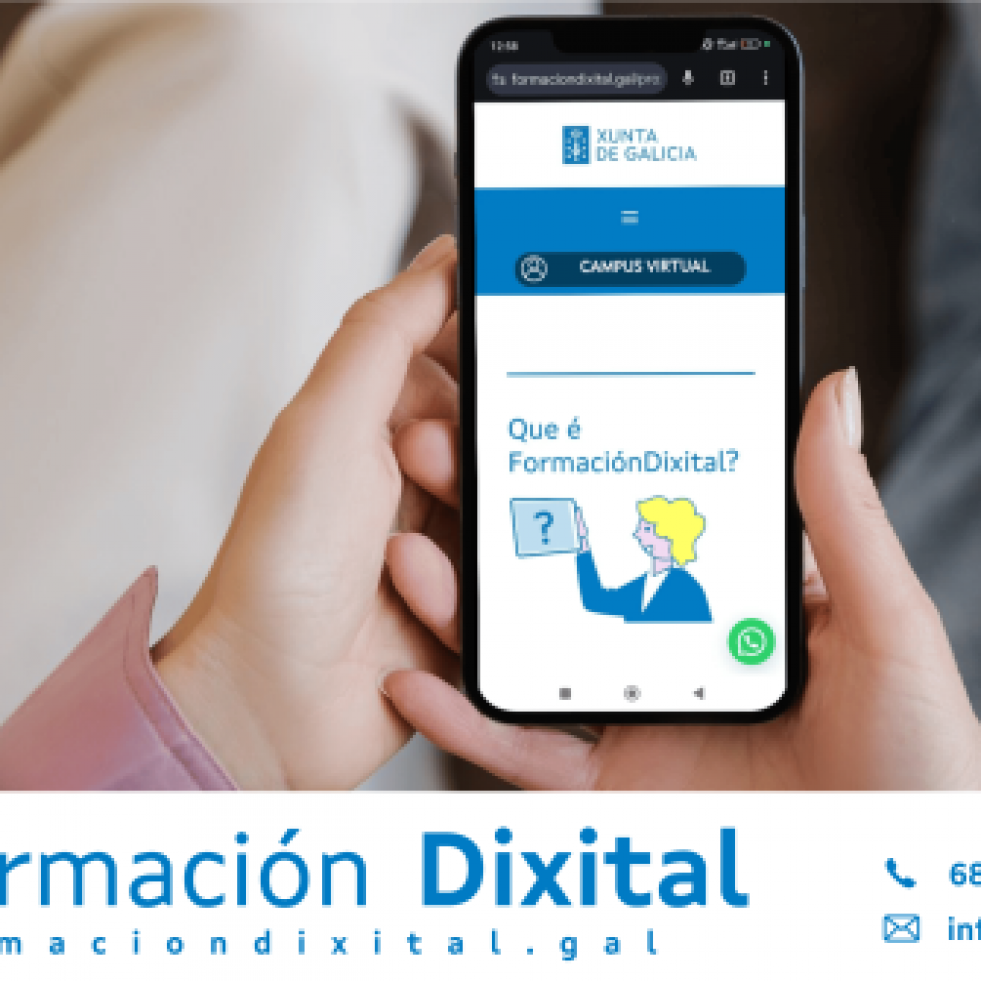 Formación Dixital: más de 1.000 personas ya participan en el programa gratuito de capacitación digital de la Xunta