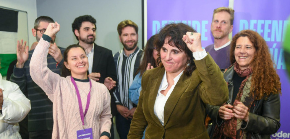 Isabel Faraldo elegida líder de Podemos en Galicia con el 80 % de respaldo