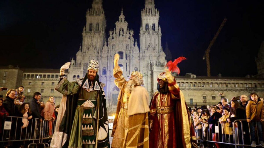 Os Reis Magos adiantan a súa chegada a Santiago de Compostela ao sábado 4 de xaneiro