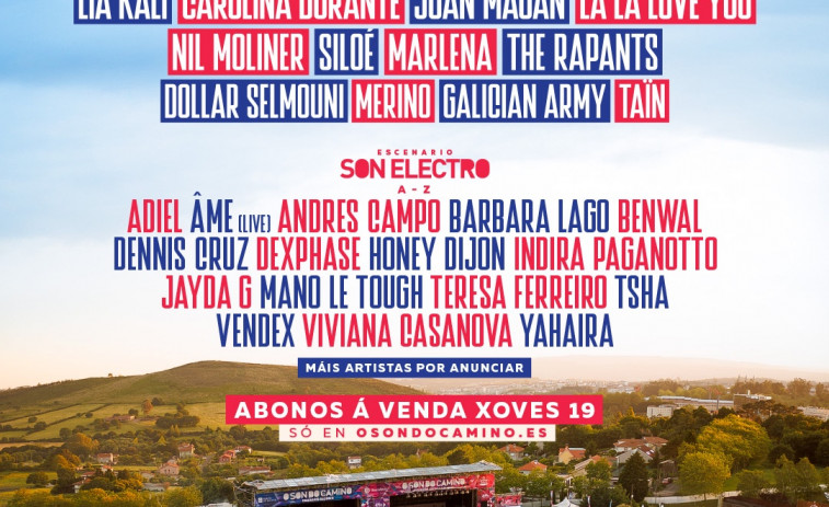 Oficial: Duki, Franz Ferdinand, Bad Gyal y Estopa encabezan el cartel de O Son do Camiño 2025