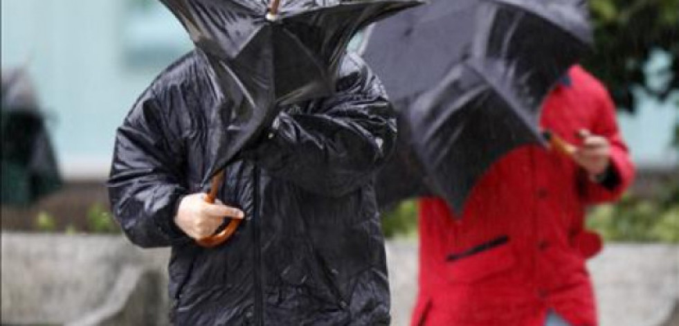 El viento y la lluvia marcarán la jornada este viernes en Galicia