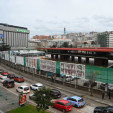 El parque de la estación de autobuses