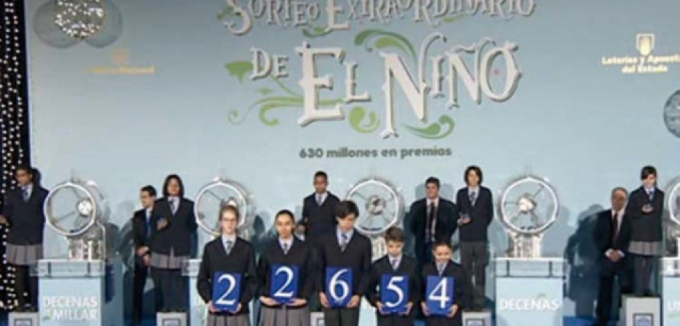 El sorteo de 'El Niño' reparte el día de Reyes 770 millones de euros en premios