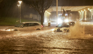 El temporal inunda varias zonas de Santiago