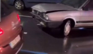 Vídeo | Un coche en dirección contraria provoca un accidente múltiple en Santiago