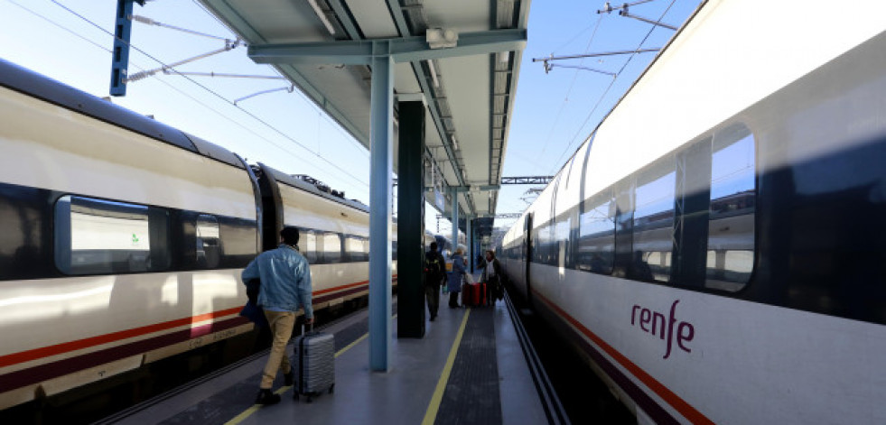 Una avería para durante dos horas y media el tráfico de trenes en la estación de Ourense