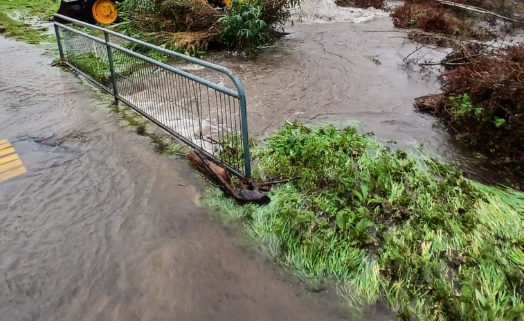 Así foi o paso do temporal Herminia por Brión