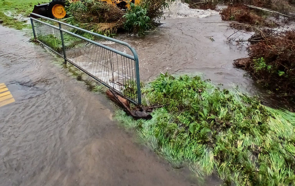 Así foi o paso do temporal Herminia por Brión