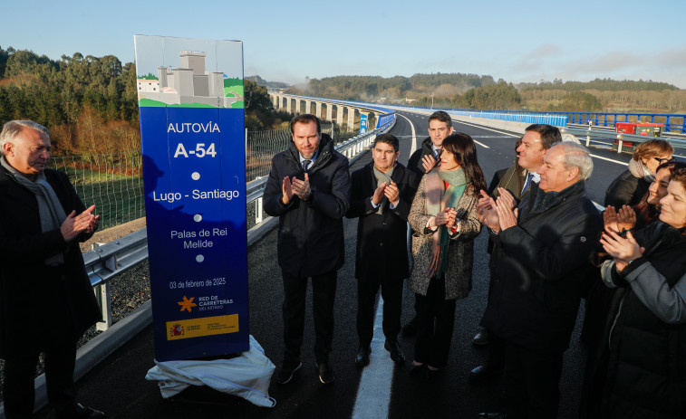 El último tramo de la autovía Santiago-Lugo se dividirá en dos para abrir una parte en verano