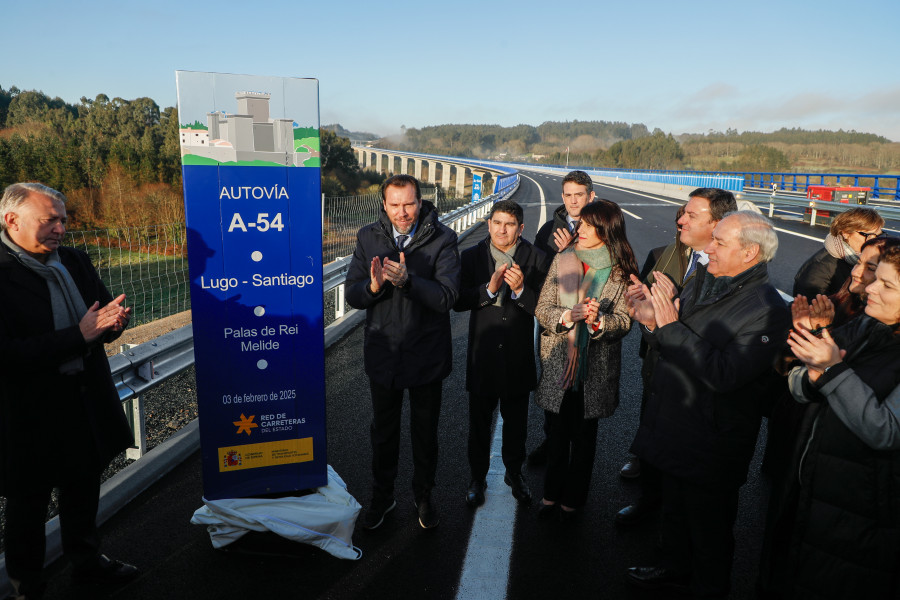 El último tramo de la autovía Santiago-Lugo se dividirá en dos para abrir una parte en verano