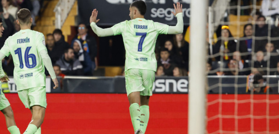 El Barcelona aniquila a un pésimo Valencia y pasa a semifinales (0-5)