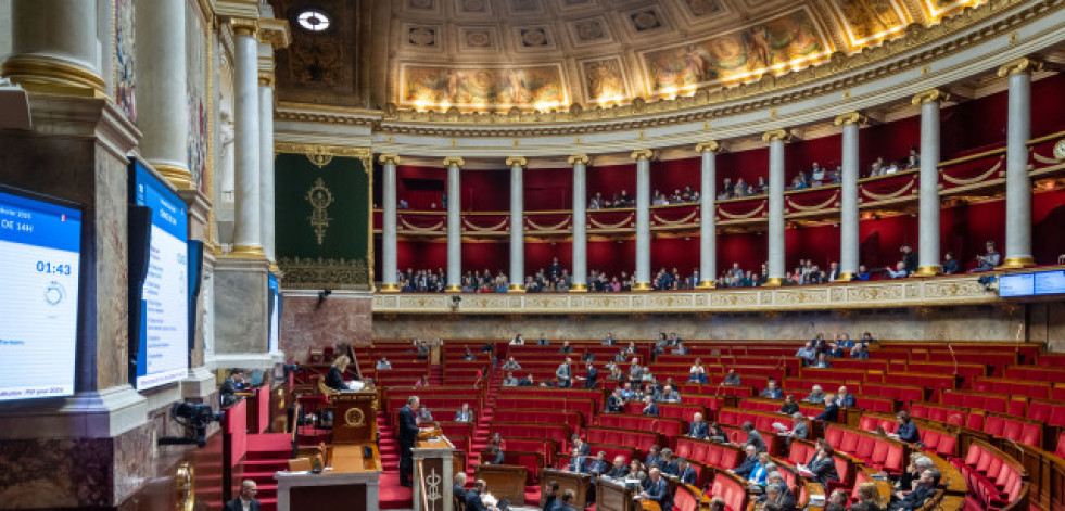 La Asamblea Nacional francesa rechaza una nueva moción de censura contra el Gobierno