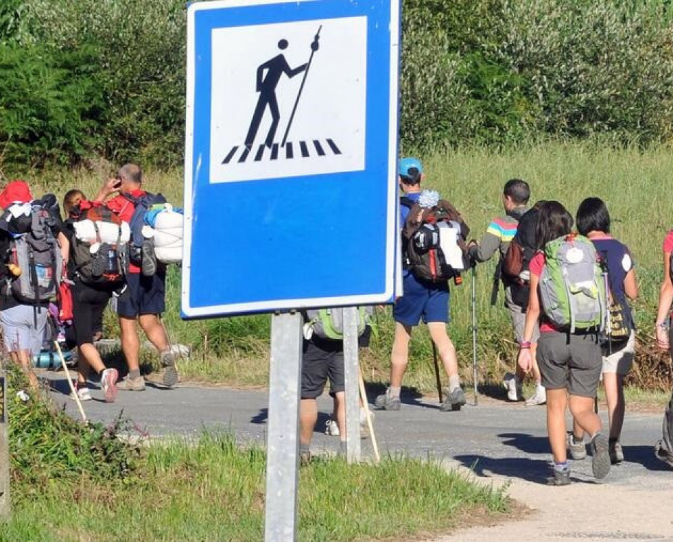 Peregrinos en el Camino de Santiago