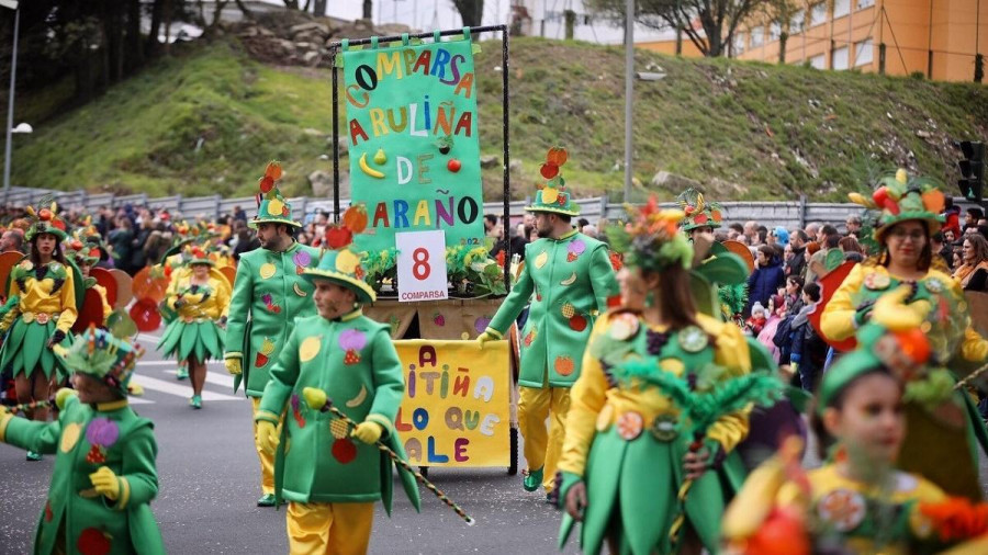 Estas son las calles que permanecerán cortadas en Santiago debido al desfile de Entroido