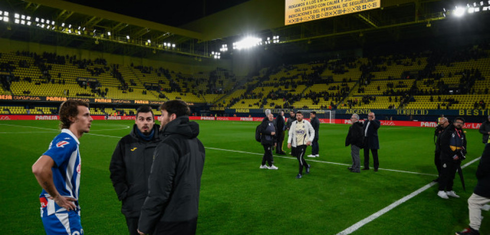 Suspendido el partido Villarreal-Espanyol por la emergencia meteorológica