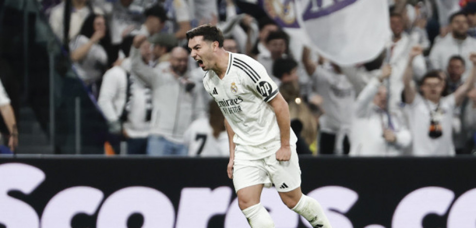 Brahim le da una ventaja mínima al Real Madrid para la vuelta (2-1)