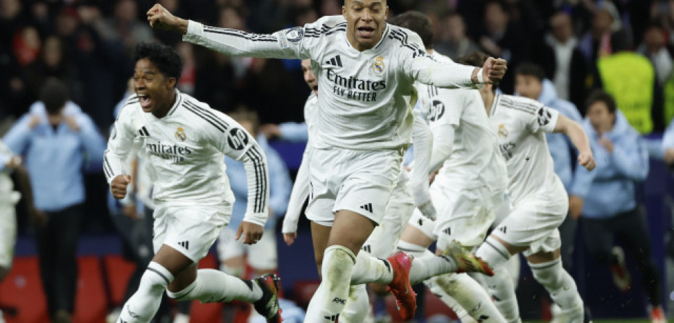 El Real Madrid logra el pase a los cuartos ante el Atlético de Madrid (1-0)