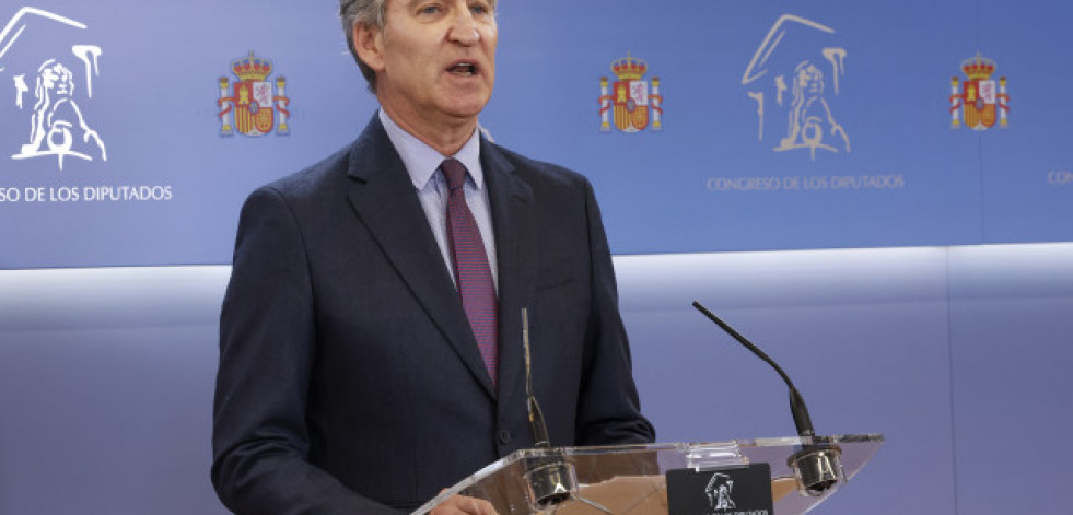 Feijóo habla de 