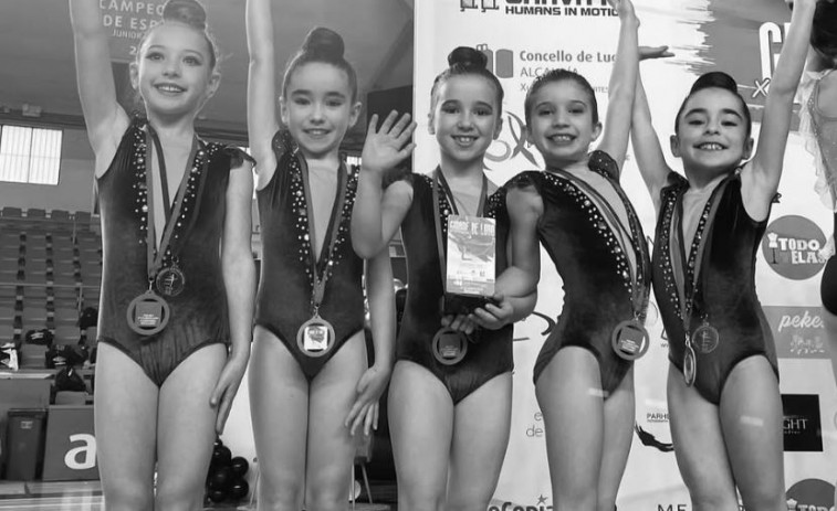 As ximnastas de Viravolta brillan en Lugo cunha medalla de prata