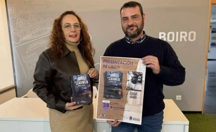 El banco de Carmen: Manuel Losada presenta en Santiago su nueva novela de suspense