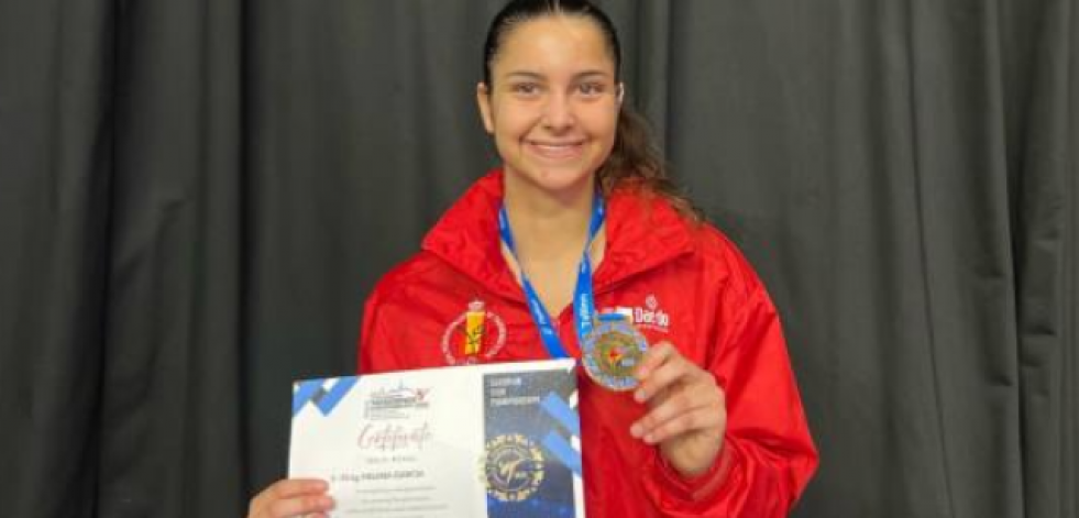 La coruñesa Helena García se proclama campeona de Europa por clubes en Tallin