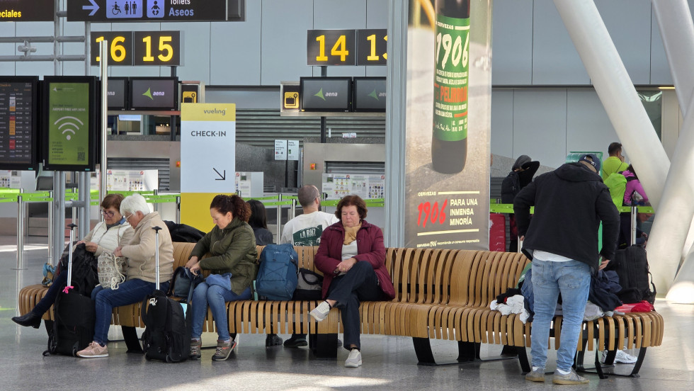 Aeropuerto de Santiago. Foto de Eladio Lois